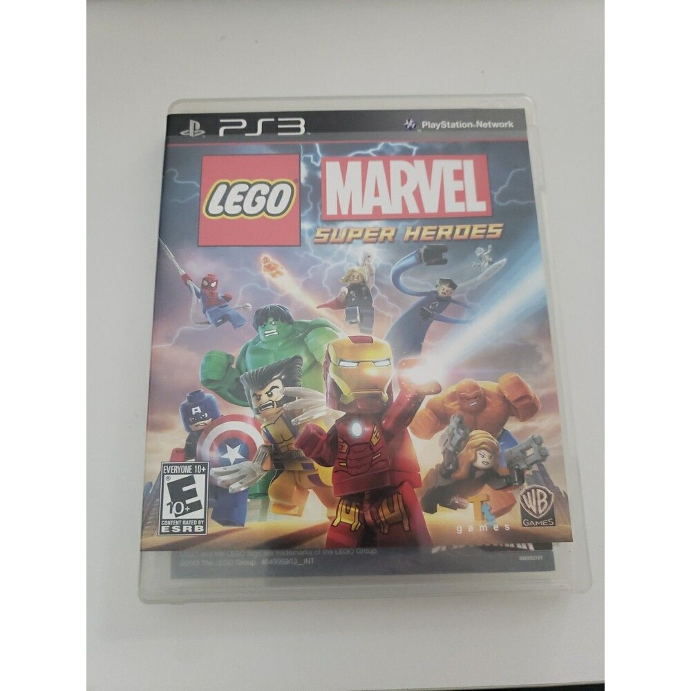 Lego Marvel Super Heroes PS3 PlayStation 3 Complete CIB Tested Works Ships Fast